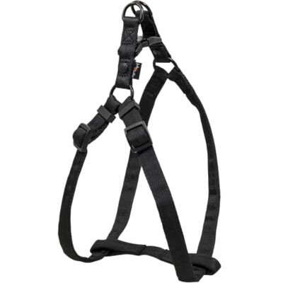 JACK AND VANILLA , Ergonomiczna nylonowa uprząż dla psa, regulowana, lekka i trwała, z odblaskowymi paskami dla bezpieczeństwa, rozmiar S, kolor czarny, 15 mm x 38-59 cm, wygodny model JACK AND VANILLA , Ergonomiczna nylonowa uprząż dla psa, regulowana, lekka i trwała, z odblaskowymi paskami dla bezpieczeństwa, rozmiar S, kolor czarny, 15 mm x 38-59 cm, wygodny model