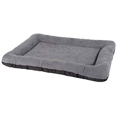 Wouapy zamszowy materac obramowany od , antracyt mata łóżko dla psów o wymiarach 80 x 55 x 6 cm Wouapy zamszowy materac obramowany od , antracyt mata łóżko dla psów o wymiarach 80 x 55 x 6 cm