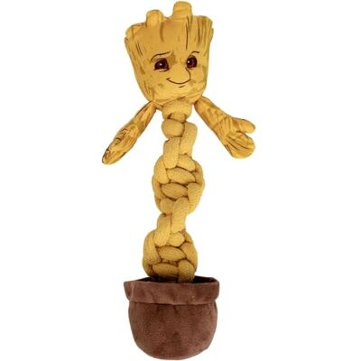 CERDÁ LIFE'S LITTLE MOMENTS Groot Guardians of The Galaxy Gryzak dla psa z liny – wytrzymała zabawka dla zwierząt domowych, idealna do gryzienia, czyszczenia zębów i zabawy CERDÁ LIFE'S LITTLE MOMENTS Groot Guardians of The Galaxy Gryzak dla psa z liny – wytrzymała zabawka dla zwierząt domowych, idealna do gryzienia, czyszczenia zębów i zabawy