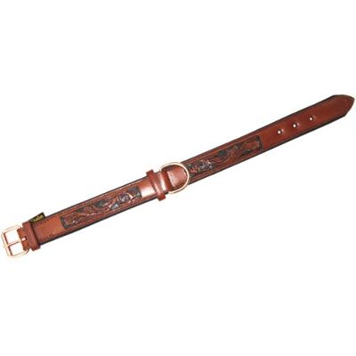 Heim 218255 obroża "Savanne", szerokość 35 mm, długość 55 cm, koniak Heim 218255 obroża "Savanne", szerokość 35 mm, długość 55 cm, koniak