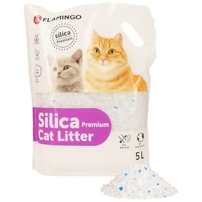 Flamingo Kociutka krzemionka o grubym splocie, 5 l Flamingo Kociutka krzemionka o grubym splocie, 5 l