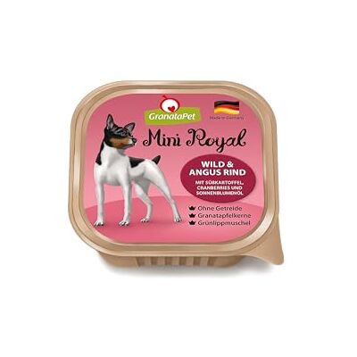 Mokra karma GranataPet Mini Royal z dziczyzny i Angus Mokra karma GranataPet Mini Royal z dziczyzny i Angus