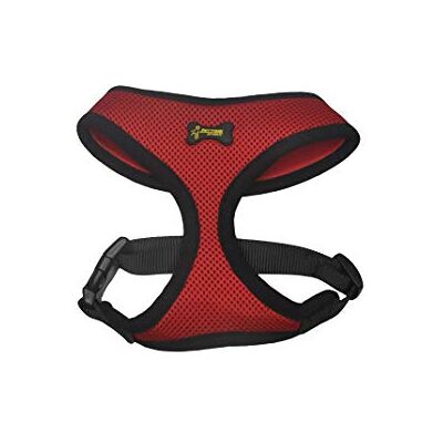 Pet Tribe PT72761 Oddychająca uprząż Softy, XL, Czerwony Pet Tribe PT72761 Oddychająca uprząż Softy, XL, Czerwony