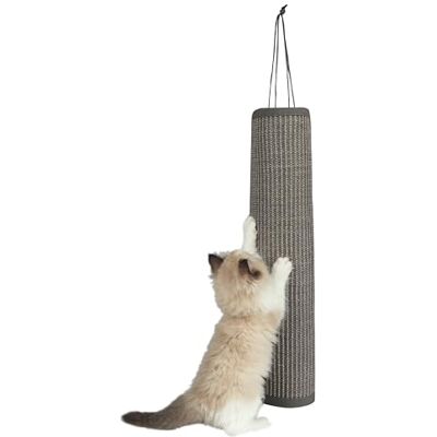 Best Pet Supplies Catify Wiszące drapaki do kłód i mat dla kotów domowych, zabawna i interaktywna zabawa w pomieszczeniach, wspierają naturalne zachowania zwierząt domowych, wytrzymałe, szare Best Pet Supplies Catify Wiszące drapaki do kłód i mat dla kotów domowych, zabawna i interaktywna zabawa w pomieszczeniach, wspierają naturalne zachowania zwierząt domowych, wytrzymałe, szare