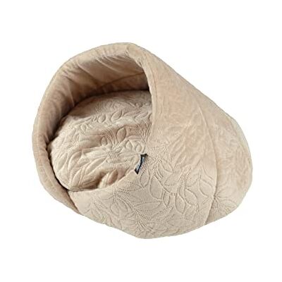 Buda z Aksamitów dla Zwierząt - Okrągły Kształt - 50cm Średnica - Beżowa Buda dla Zwierząt Buda z Aksamitów dla Zwierząt - Okrągły Kształt - 50cm Średnica - Beżowa Buda dla Zwierząt