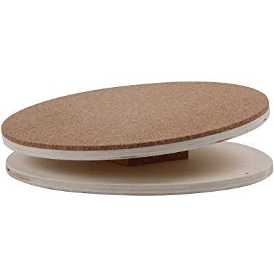 Dehner Akcesoria dla małych zwierząt talerz bieżniczy korky, Ø 25 cm, drewno, naturalny Dehner Akcesoria dla małych zwierząt talerz bieżniczy korky, Ø 25 cm, drewno, naturalny