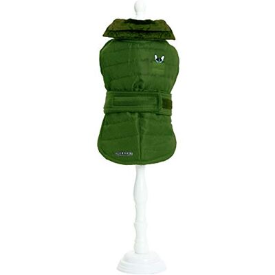 Croci C7274299 kurtka pikowana Bulldog Military, 60 cm Croci C7274299 kurtka pikowana Bulldog Military, 60 cm