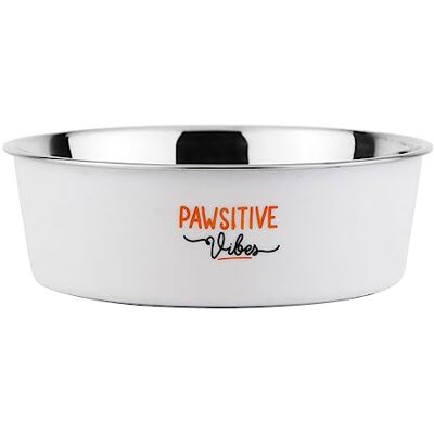 Nobby Miska ze stali nierdzewnej Fusion, antypoślizgowa biała Ø 20 cm; ok. 1800 ml Nobby Miska ze stali nierdzewnej Fusion, antypoślizgowa biała Ø 20 cm; ok. 1800 ml