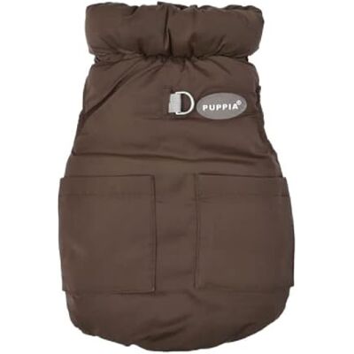 Puppia PUFFER VEST JUMPER Płaszcz dla psa Brązowy S Puppia PUFFER VEST JUMPER Płaszcz dla psa Brązowy S