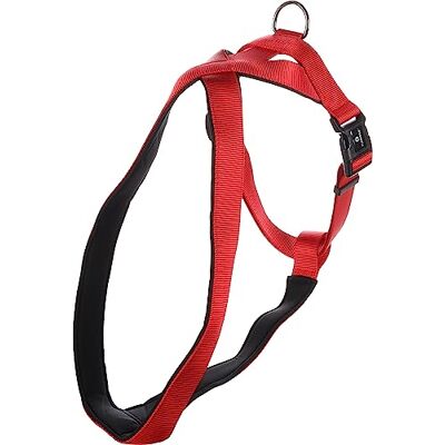 Flamingo Uprząż Cross Abbi Red XXL 74-100CM 32MM Flamingo Uprząż Cross Abbi Red XXL 74-100CM 32MM