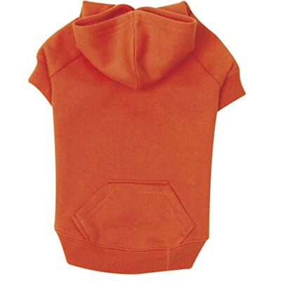 Zack & Zoey Bluza z kapturem dla psów, 50 cm duża, żywa pomarańcza Zack & Zoey Bluza z kapturem dla psów, 50 cm duża, żywa pomarańcza