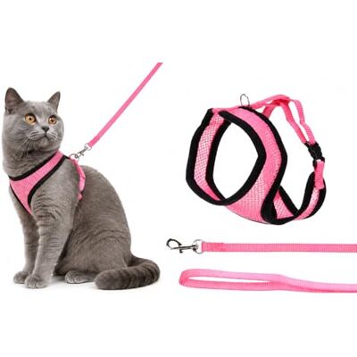 Flamingo Uprząż dla kota ze smyczą Kitten Harms Pink 28cm 32-41cm 110cm 10mm Flamingo Uprząż dla kota ze smyczą Kitten Harms Pink 28cm 32-41cm 110cm 10mm