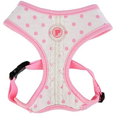 PINKAHOLIC NATA-HA7552-OW-S LANA HARNESS S uprząż dla psa, S, Off White PINKAHOLIC NATA-HA7552-OW-S LANA HARNESS S uprząż dla psa, S, Off White