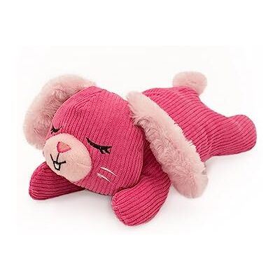 ZippyPaws Snooziez z Shhhqueaker zabawka dla psa królika z cichymi piszczałkami, cicha zabawka dla szczeniaka dla chłopców i suczek, prezent dla małych pluszowych psów ZippyPaws Snooziez z Shhhqueaker zabawka dla psa królika z cichymi piszczałkami, cicha zabawka dla szczeniaka dla chłopców i suczek, prezent dla małych pluszowych psów