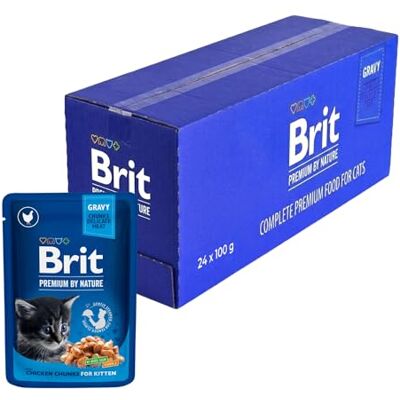 BRIT Premium Kitten Chicken - Małe kawałki w sosie BRIT Premium Kitten Chicken - Małe kawałki w sosie