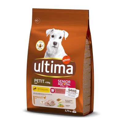 Ultima Krokiety dla małych psów Agevital + 8 lat – 2,75 kg Ultima Krokiety dla małych psów Agevital + 8 lat – 2,75 kg