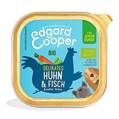 Edgard & Cooper Mokra karma dla szczeniaków – 17 x 100 g – kurczak i ryba – bez zbóż, świeże mięso i pożywne podroby Edgard & Cooper Mokra karma dla szczeniaków – 17 x 100 g – kurczak i ryba – bez zbóż, świeże mięso i pożywne podroby