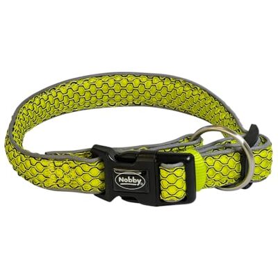 Nobby Obroża Mesh Air żółta M-L 32 mm, 40-55 cm Nobby Obroża Mesh Air żółta M-L 32 mm, 40-55 cm
