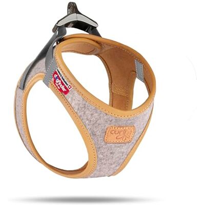 Curli Alpine Clasp Vest Harness Light Gray L Curli Alpine Clasp Vest Harness Light Gray L