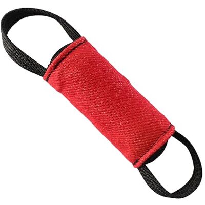 DINGO GEAR WWW.DINGOGEAR.COM 1977 DINGO GEAR zabawka treningowa w kształcie cylindra, do K9, IGP, lekcje gryzienia, sporty z psami, retrieve, przeciąganie liny, zabawa, 2 uchwyty, czerwona nikotka, 15 x 6 cm (S02808) DINGO GEAR WWW.DINGOGEAR.COM 1977 DINGO GEAR zabawka treningowa w kształcie cylindra, do K9, IGP, lekcje gryzienia, sporty z psami, retrieve, przeciąganie liny, zabawa, 2 uchwyty, czerwona nikotka, 15 x 6 cm (S02808)