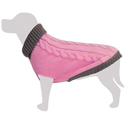Arquivet 8435117898783 sweter wełna różowa i szara 20 cm Arquivet 8435117898783 sweter wełna różowa i szara 20 cm