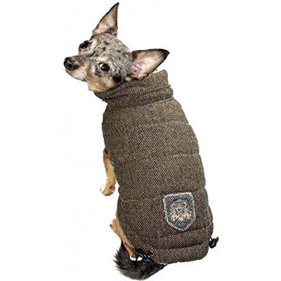 Hip Doggie HD-5HRBV Herringbone Vest płaszcz dla psa, XL Hip Doggie HD-5HRBV Herringbone Vest płaszcz dla psa, XL