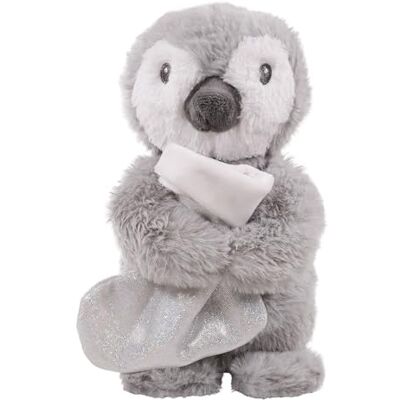 Rosewood Zabawka dla psa Prancer Penguin – pluszowy szary pingwin z błyszczącą srebrną skarpetą do ukrywania smakołyków, miękka, świąteczna zabawka do stymulacji psychicznej i przytulania, dla psów Rosewood Zabawka dla psa Prancer Penguin – pluszowy szary pingwin z błyszczącą srebrną skarpetą do ukrywania smakołyków, miękka, świąteczna zabawka do stymulacji psychicznej i przytulania, dla psów