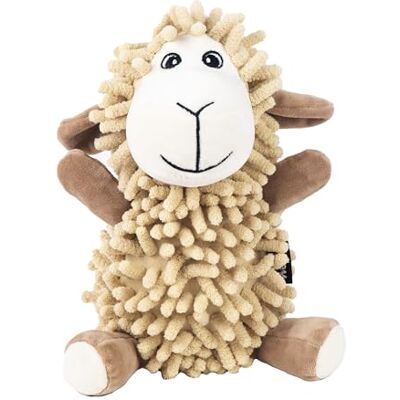 Webbox Shelby the Sheep pluszowa, piszcząca i super miękka zabawka dla psa z makaronem Webbox Shelby the Sheep pluszowa, piszcząca i super miękka zabawka dla psa z makaronem