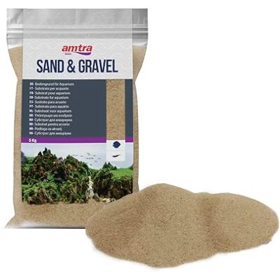 Amtra Fine Ambra Sand akcesoria wodne, 2 mm, bursztyn, 5 kg Amtra Fine Ambra Sand akcesoria wodne, 2 mm, bursztyn, 5 kg