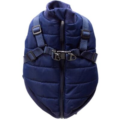 JACK AND VANILLA , Kurtka outdoorowa dla psa, nowoczesny i elegancki design, ochrona przed wiatrem i deszczem, idealne dopasowanie, odblaskowe detale, L, ciemnoniebieska, model 5 Avenue Dogwalk JACK AND VANILLA , Kurtka outdoorowa dla psa, nowoczesny i elegancki design, ochrona przed wiatrem i deszczem, idealne dopasowanie, odblaskowe detale, L, ciemnoniebieska, model 5 Avenue Dogwalk