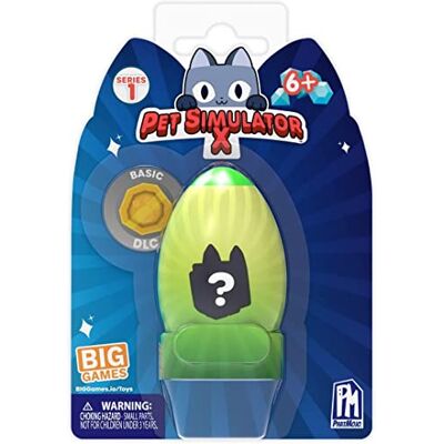 Pet Simulator X Mystery Pets Zabawka do Kolekcjonowania, Zielony, Od 3 Miesięcy Pet Simulator X Mystery Pets Zabawka do Kolekcjonowania, Zielony, Od 3 Miesięcy
