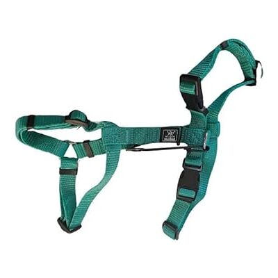 Piumer Uprząż dla psa Numbell turkusowy nylon rozmiar M-L Piumer Uprząż dla psa Numbell turkusowy nylon rozmiar M-L