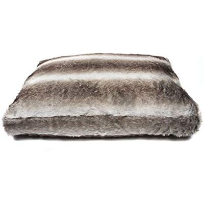 Lex_max Lex&max Royal Srebrny pokrowiec na łóżko dla zwierząt - 90x65cm Lex_max Lex&max Royal Srebrny pokrowiec na łóżko dla zwierząt - 90x65cm