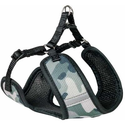 Nobby Uprząż Mesh Reflect Camouflage czarna szer.: 10 mm, dł.: 33-41 cm + 37 cm Nobby Uprząż Mesh Reflect Camouflage czarna szer.: 10 mm, dł.: 33-41 cm + 37 cm