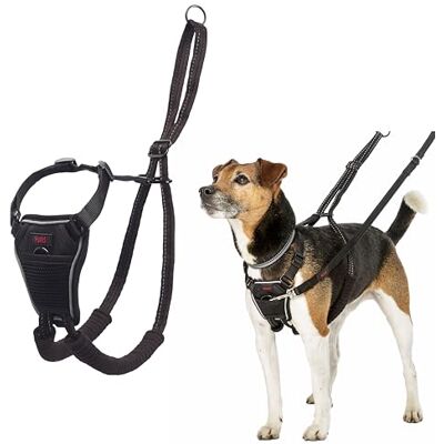 Halti Uprząż No Pull Harness Dla Psa Rozmiar S, Czarny Aby powstrzymać psa przed ciągnięciem smyczy. Regulowane i łatwe w użyciu. Odblaskowe szelki treningowe dla psów małych Halti Uprząż No Pull Harness Dla Psa Rozmiar S, Czarny Aby powstrzymać psa przed ciągnięciem smyczy. Regulowane i łatwe w użyciu. Odblaskowe szelki treningowe dla psów małych
