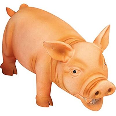 Flamingo Zabawka dla psa: 3 x pomarańczowy lateks świnka 22 cm 504214 Flamingo Zabawka dla psa: 3 x pomarańczowy lateks świnka 22 cm 504214
