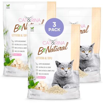 CAT&RINA 5,5 l kuweta dla kota tofu. Żwirek dla kota zbrylający roślinny. Do 30 dni użytkowania. Utylizuje się w organicznej lub toalecie. Piasek przeciwzapachowy Klasyczny zapach, 3 szt CAT&RINA 5,5 l kuweta dla kota tofu. Żwirek dla kota zbrylający roślinny. Do 30 dni użytkowania. Utylizuje się w organicznej lub toalecie. Piasek przeciwzapachowy Klasyczny zapach, 3 szt