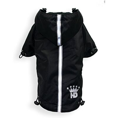 Hip Doggie HD-5PRBK-XL Puppagonia Rain Parka płaszcz przeciwdeszczowy, XL, czarny Hip Doggie HD-5PRBK-XL Puppagonia Rain Parka płaszcz przeciwdeszczowy, XL, czarny