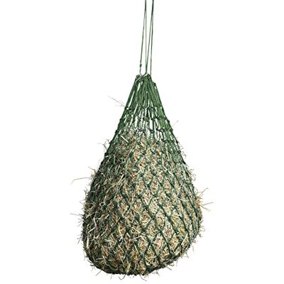 Kerbl Siatka na siano (szerokość oczek 5 x 5 cm, kolor zielony, drobna siatka na karmę dla koni, przedłużenie czasu jedzenia) 321297 Kerbl Siatka na siano (szerokość oczek 5 x 5 cm, kolor zielony, drobna siatka na karmę dla koni, przedłużenie czasu jedzenia) 321297