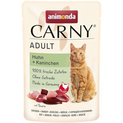 Animonda Adult Karma dla Kotów, Kurczak/Królik, 12 x 85 g Animonda Adult Karma dla Kotów, Kurczak/Królik, 12 x 85 g