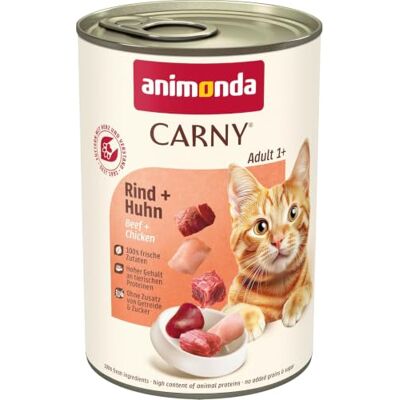 Animonda Adult Karma dla Kotów, Wołowina/Kurczak, 6 x 400 g Animonda Adult Karma dla Kotów, Wołowina/Kurczak, 6 x 400 g