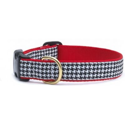 Up Country HTB-C-M Classic Black Houndstooth obroża dla psa, szerokość 1", M Up Country HTB-C-M Classic Black Houndstooth obroża dla psa, szerokość 1", M