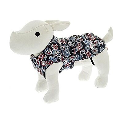 Fuss Dog Fussdog Wodoodporna Double College Cm. 60 Płaszcz dla psa, Wielobarwny, Unikalny Fuss Dog Fussdog Wodoodporna Double College Cm. 60 Płaszcz dla psa, Wielobarwny, Unikalny