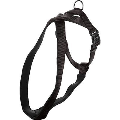 Flamingo Uprząż Cross Abbi Black XXL 74-100CM 32MM Flamingo Uprząż Cross Abbi Black XXL 74-100CM 32MM
