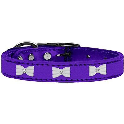Mirage Pet Products Mirage Manhattan obroża dla psa, jasnoniebieskie kamienie, 40 cm, biała Mirage Pet Products Mirage Manhattan obroża dla psa, jasnoniebieskie kamienie, 40 cm, biała