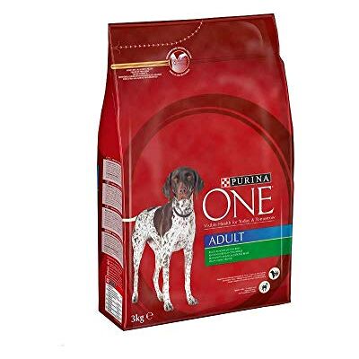 Purina ONE Dorosły Krokiety Pies Jagnięcina i Ryż, 4 opakowania 3 kg Purina ONE Dorosły Krokiety Pies Jagnięcina i Ryż, 4 opakowania 3 kg