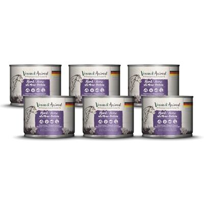 VenandiAnimal Venandi Animal – karma dla kotów premium – koń w postaci monoproteiny, mokra karma, bez zbóż i naturalna, 6 sztuk w opakowaniu (6 x 200 g) VenandiAnimal Venandi Animal – karma dla kotów premium – koń w postaci monoproteiny, mokra karma, bez zbóż i naturalna, 6 sztuk w opakowaniu (6 x 200 g)