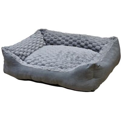 Nobby Komfortowe łóżko prostokątne Classic Diamond szare dł. x szer. x wys.: 60 x 50 x 18 cm Nobby Komfortowe łóżko prostokątne Classic Diamond szare dł. x szer. x wys.: 60 x 50 x 18 cm