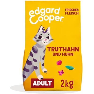 Edgard & Cooper karma dla kotów, sucha karma dla kotów (indyk i kurczak, 2 kg), bez zbóż, pełna świeżego mięsa i naturalnych składników, odpowiednia dla sterylizowanych i aktywnych kotów Edgard & Cooper karma dla kotów, sucha karma dla kotów (indyk i kurczak, 2 kg), bez zbóż, pełna świeżego mięsa i naturalnych składników, odpowiednia dla sterylizowanych i aktywnych kotów