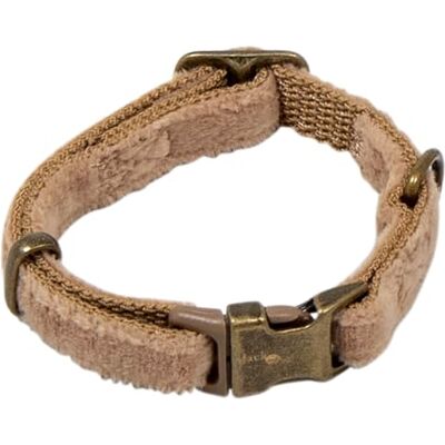 JACK AND VANILLA , Obroża z aksamitnego wielbłąda dla zwierząt, elegancki i wygodny design, regulowana 24-35 cm, klamra bezpieczeństwa, łatwa do czyszczenia, rozmiar S, kolor wielbłąda, aksamitny wzór JACK AND VANILLA , Obroża z aksamitnego wielbłąda dla zwierząt, elegancki i wygodny design, regulowana 24-35 cm, klamra bezpieczeństwa, łatwa do czyszczenia, rozmiar S, kolor wielbłąda, aksamitny wzór